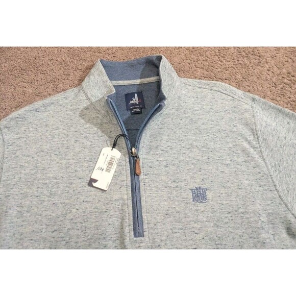 New w/ Tags! Johnnie-O Sully 1/4 Zip Pullover Shadow Blue JMKO1460 Men's Medium - Picture 2 of 8